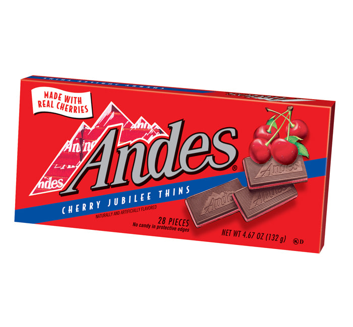 ANdes cherries Jubliee THin THeater box