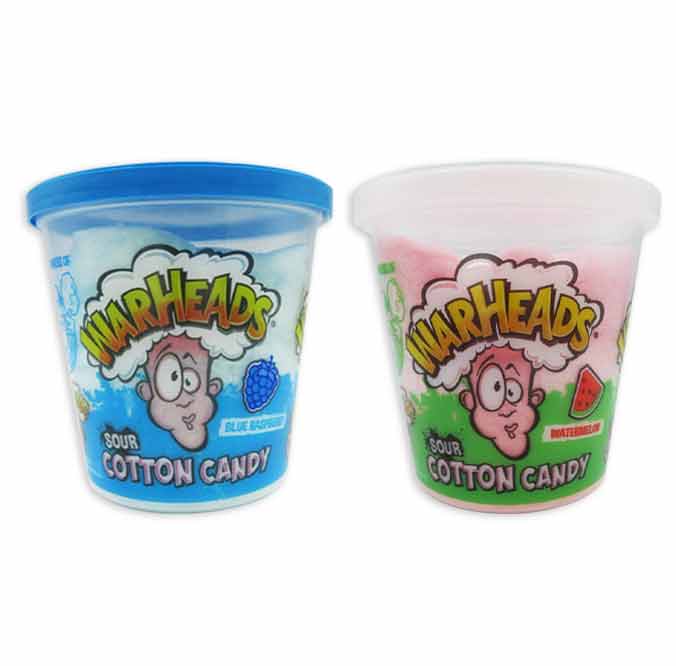 Super Sour Warhead Cotton Candy Retro Candy, Old Fashioned Glass