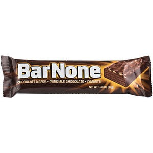 barNone Candy bar chocolate wafers, pure milk chocolate, peanuts