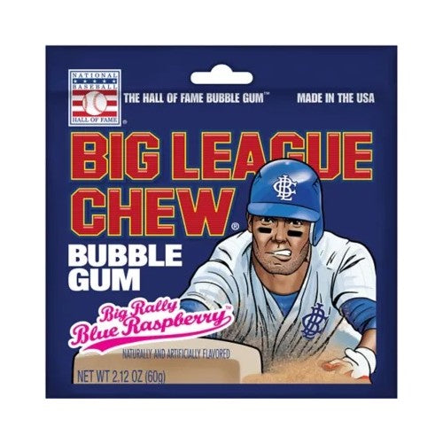 Big League Chew Blue Raspberry POuch Gum