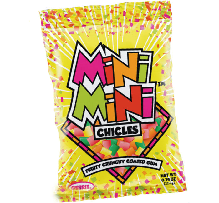 Chicklets Chicles Mini Fruity Gum