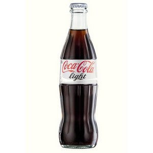 Coca Cola Light Mexico Glass Bottle 