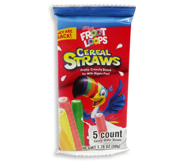 Froot Loop Cereal Straws