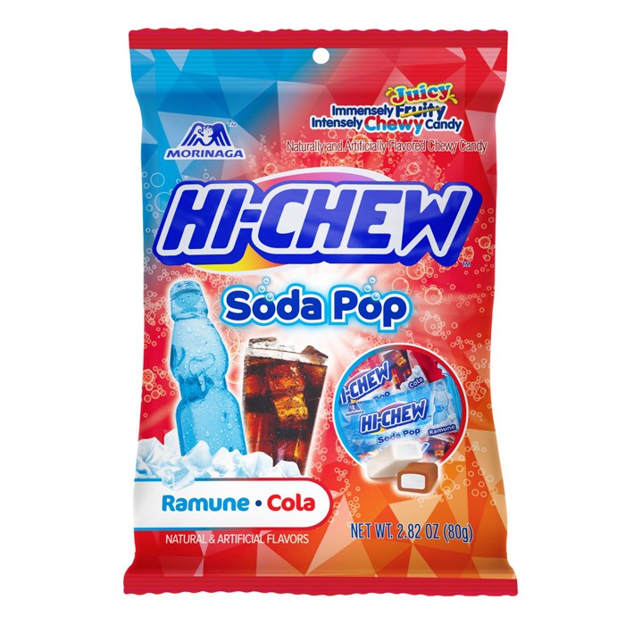 Hi Chew Soda Pop Ramune  Cola flavored candy