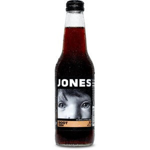 Jones glass bottle root beer