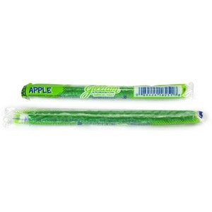 sour apple flavored candy sticks