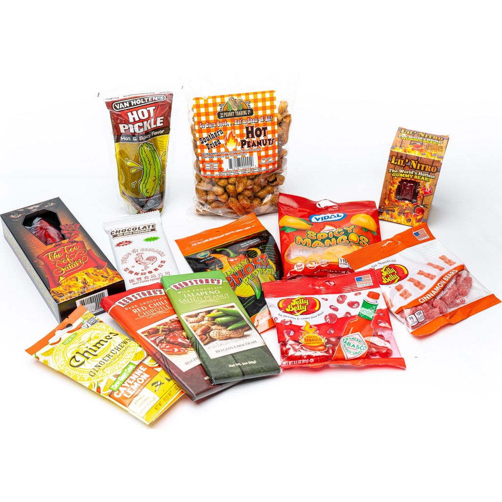Spicy Firey Hot Candy Gift Box Sampler