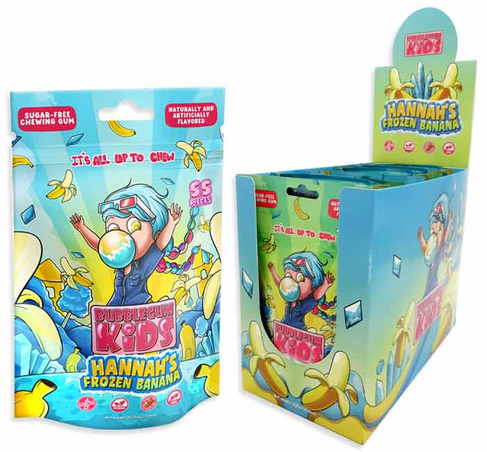 Bubblegum Kids Hannahs frozen Banana