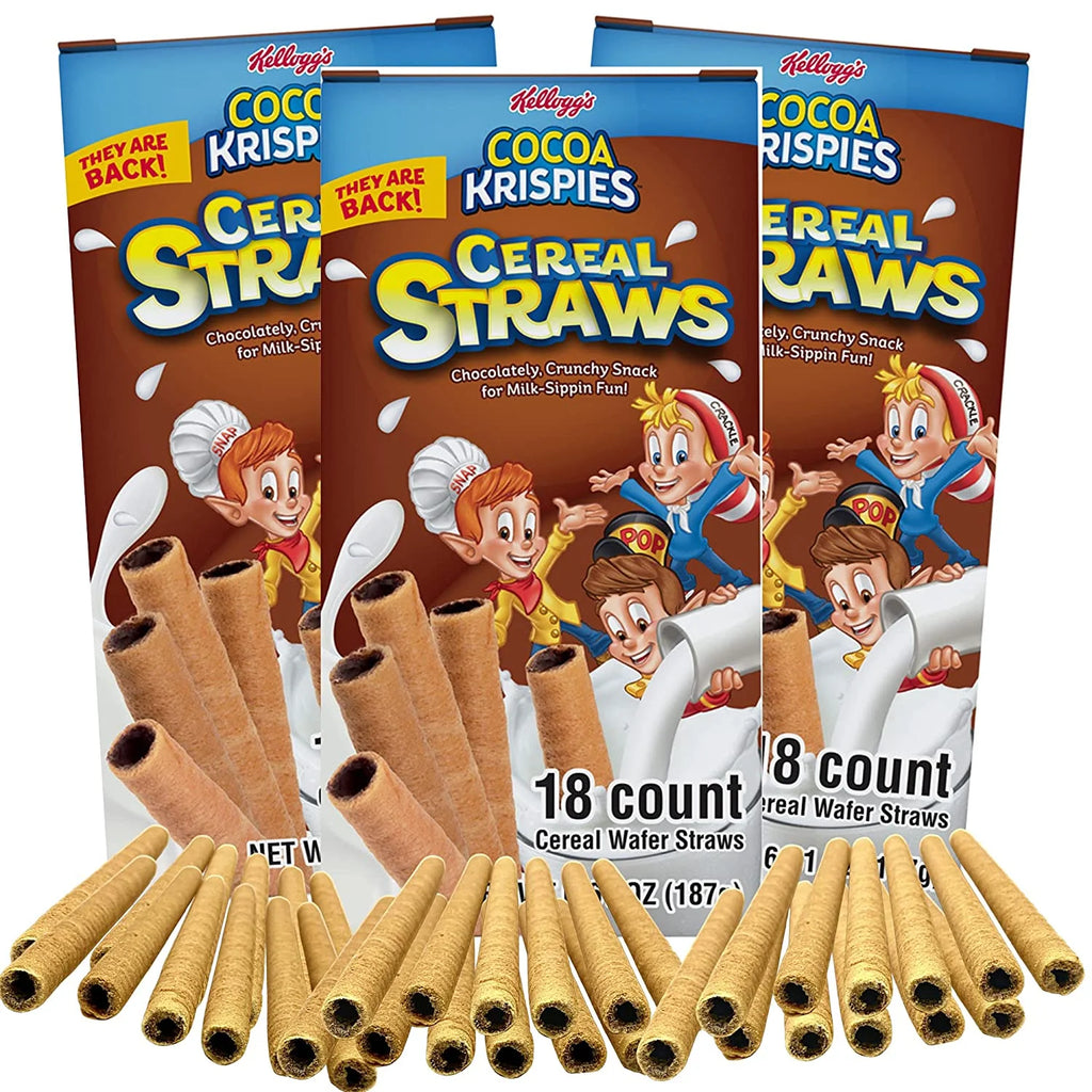 Cocoa Krispies Cereal Straws