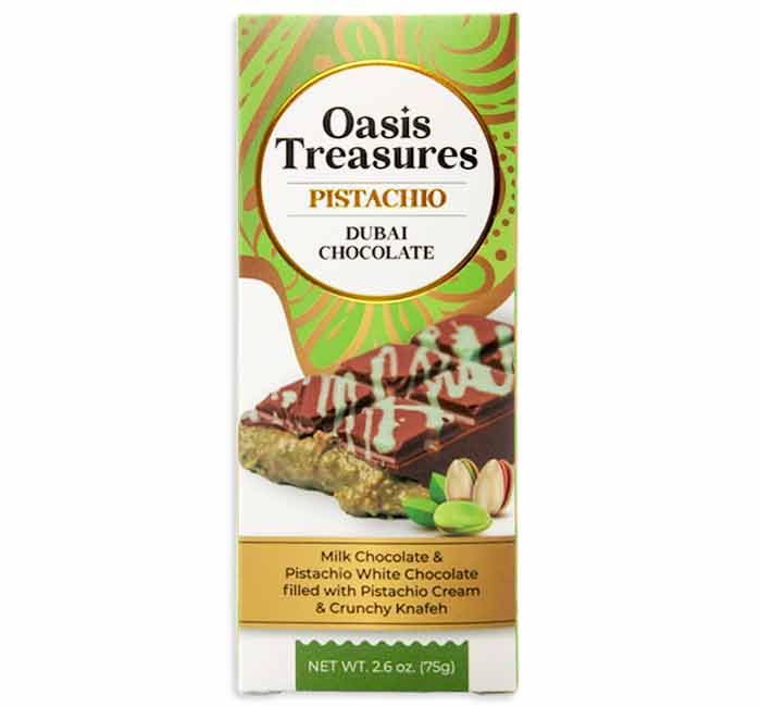 Oasis Dubai Chocolate Pistachio Bar