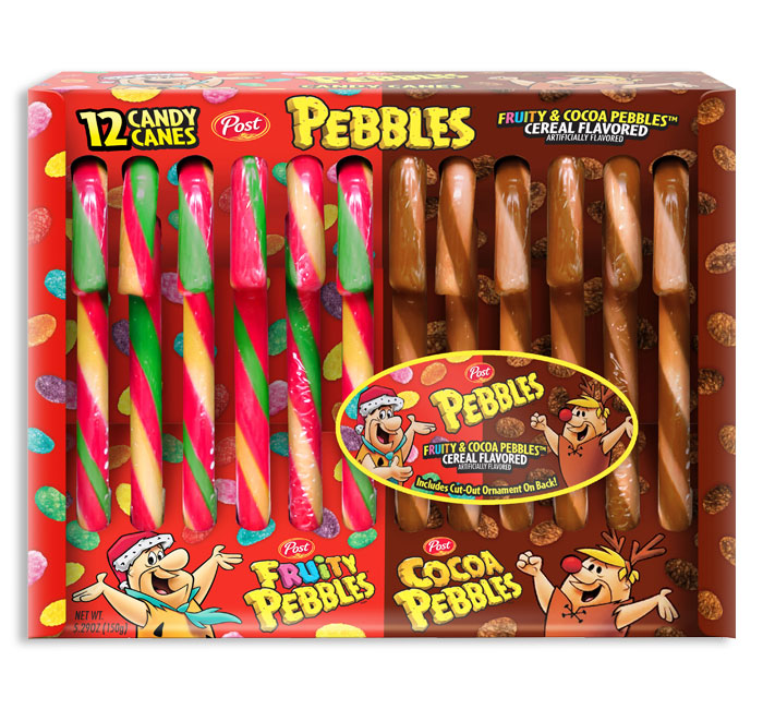 Fruity & Cocoa Pebbles Candy Caneds