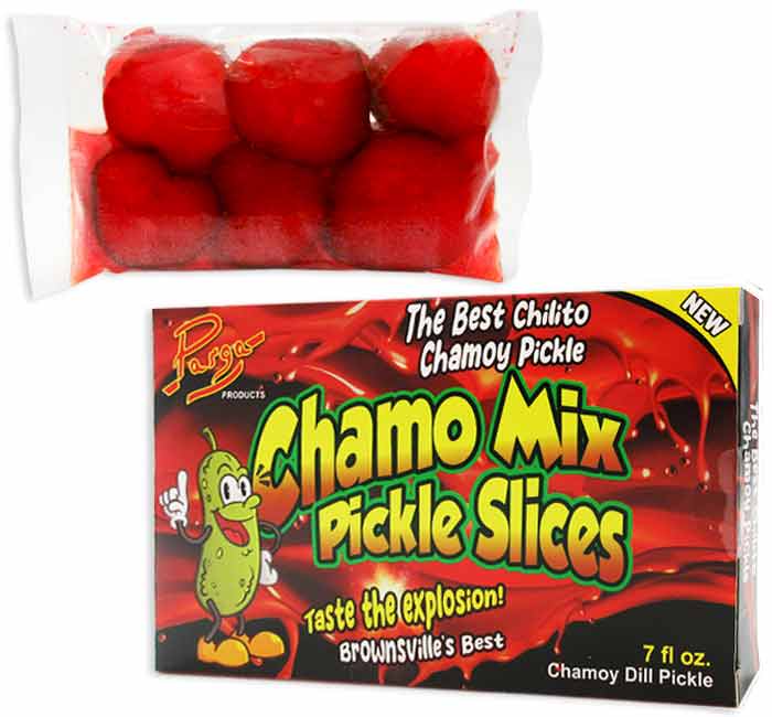 chaamoy pickle slices
