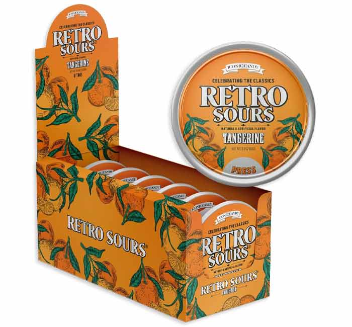 Iconic Retro Sours - Tangerine (Like Altoids) - Blooms Candy ...