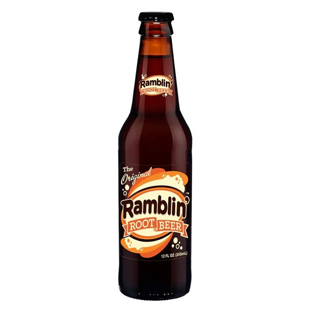 Ramblin Root Beer Glass Bottle