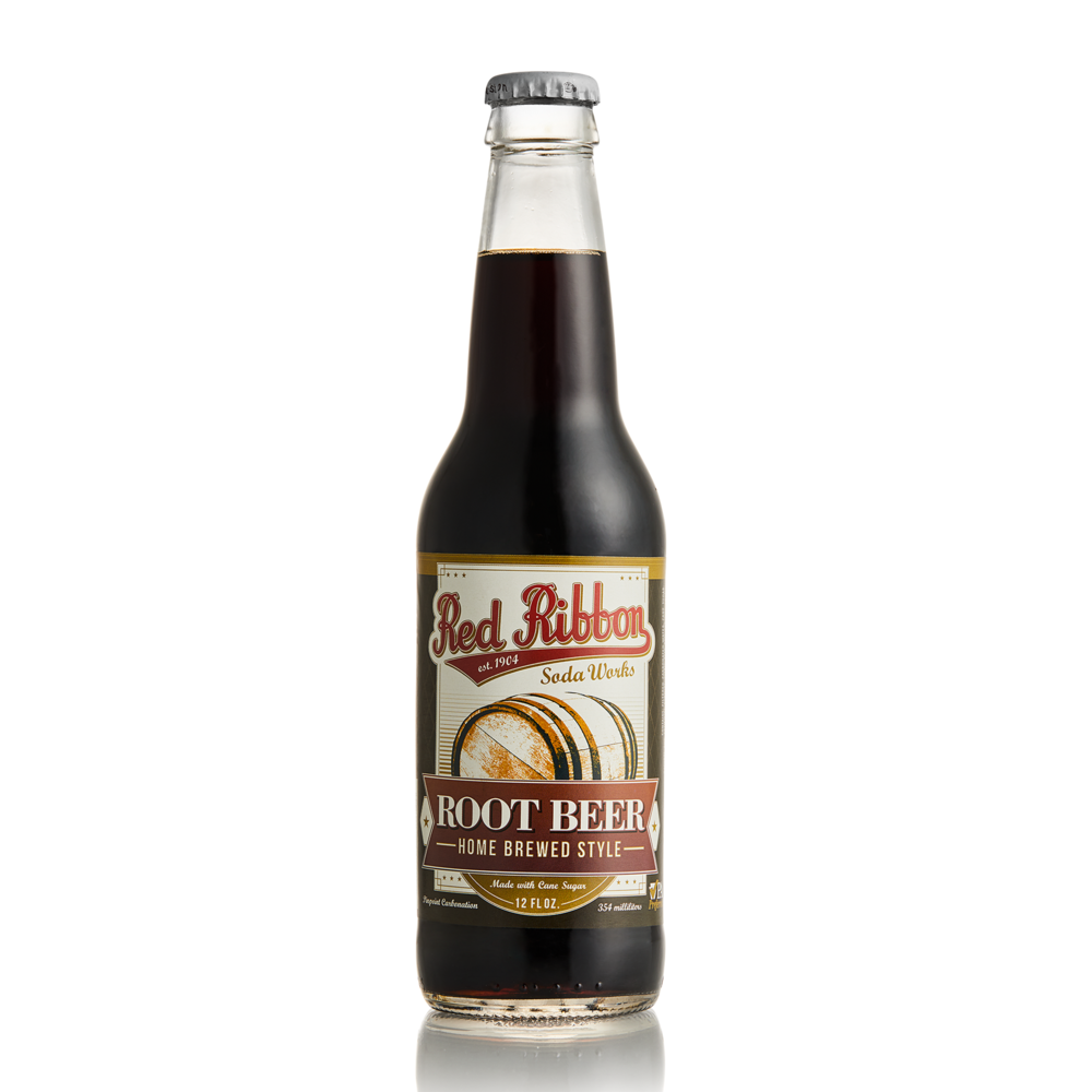 Red Ribon Beer Red Ribbon Glass Bottled Root Beer - Blooms Candy & Soda Pop Shop