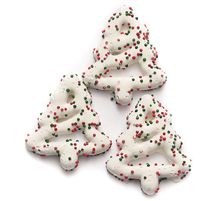 Christmas Tree frosted PRetzels