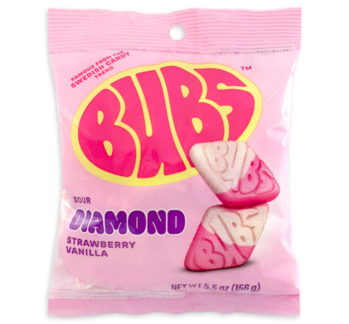 BUBS Swedish Sour Diamond Tutti Frutti - Blooms Candy & Soda Pop Shop ...