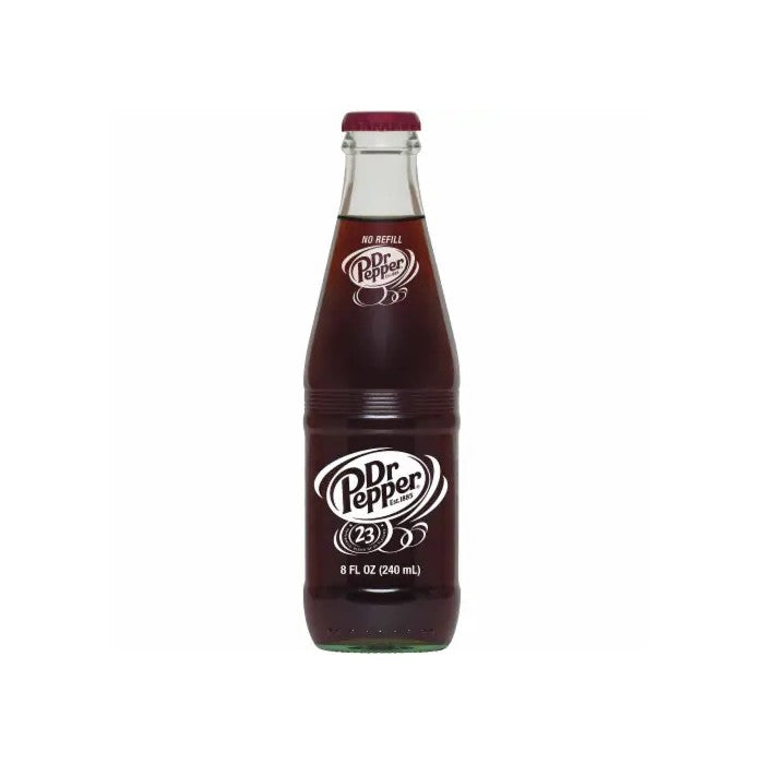 Dr Pepper 8 oz Glass Bottle Soda