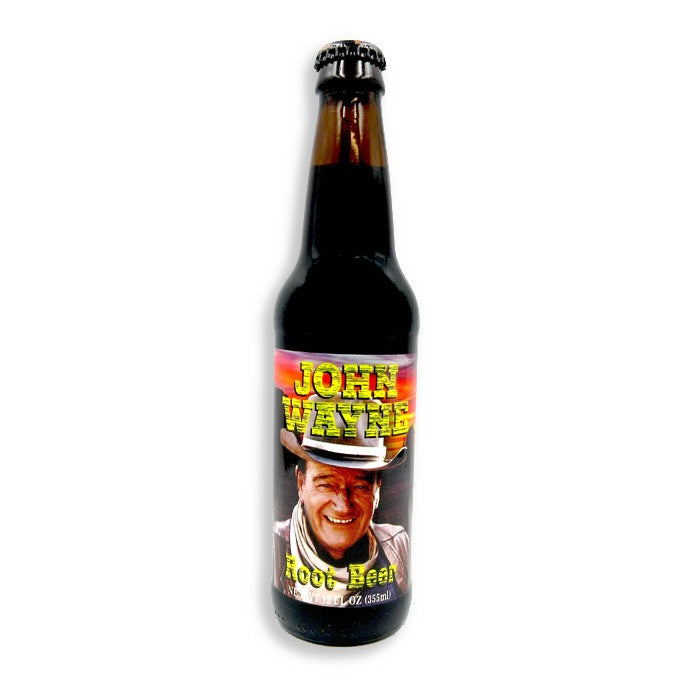 John Wayne Glass Bottled Root Beer