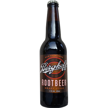 Bergoff's Root Beer Glass Bottle