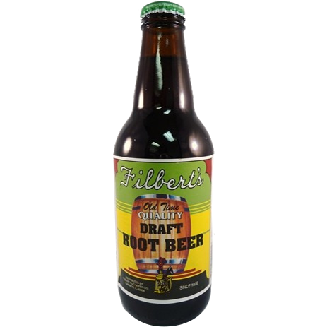 Filberts Root Beer Glass Bottle
