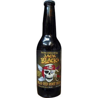 Jack Black's Root Beer Glass Bottle