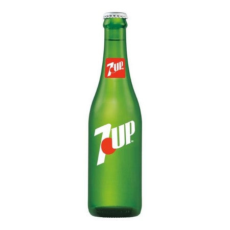 7 Up Real Cane Sugar Glass Bottle