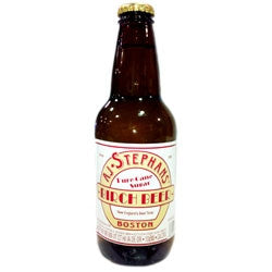AJ STEPHANS BIRCH BEER GLASS BOTTLE