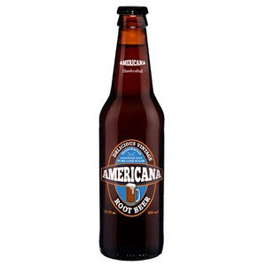 AMERICANA ROOT BEER GLASS BOTTLE SODA