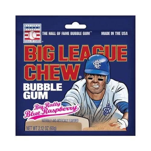 big league chew and tobacco Big League Chew Big Rally Blue Raspberry big league chew and tobacco Big League Chew Big Rally Blue Raspberry