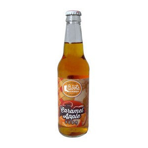 Boots Carmel Apple flavored glass bottle soda