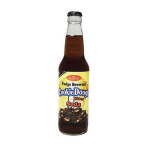 Cookie Dough Fudge Brownie glass bottle soda