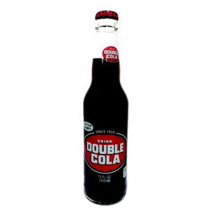 Double Cola glass bottle soda