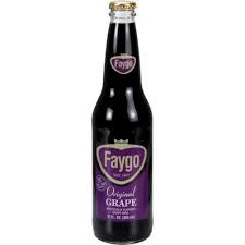 Faygo Grape Glass bottle Soda