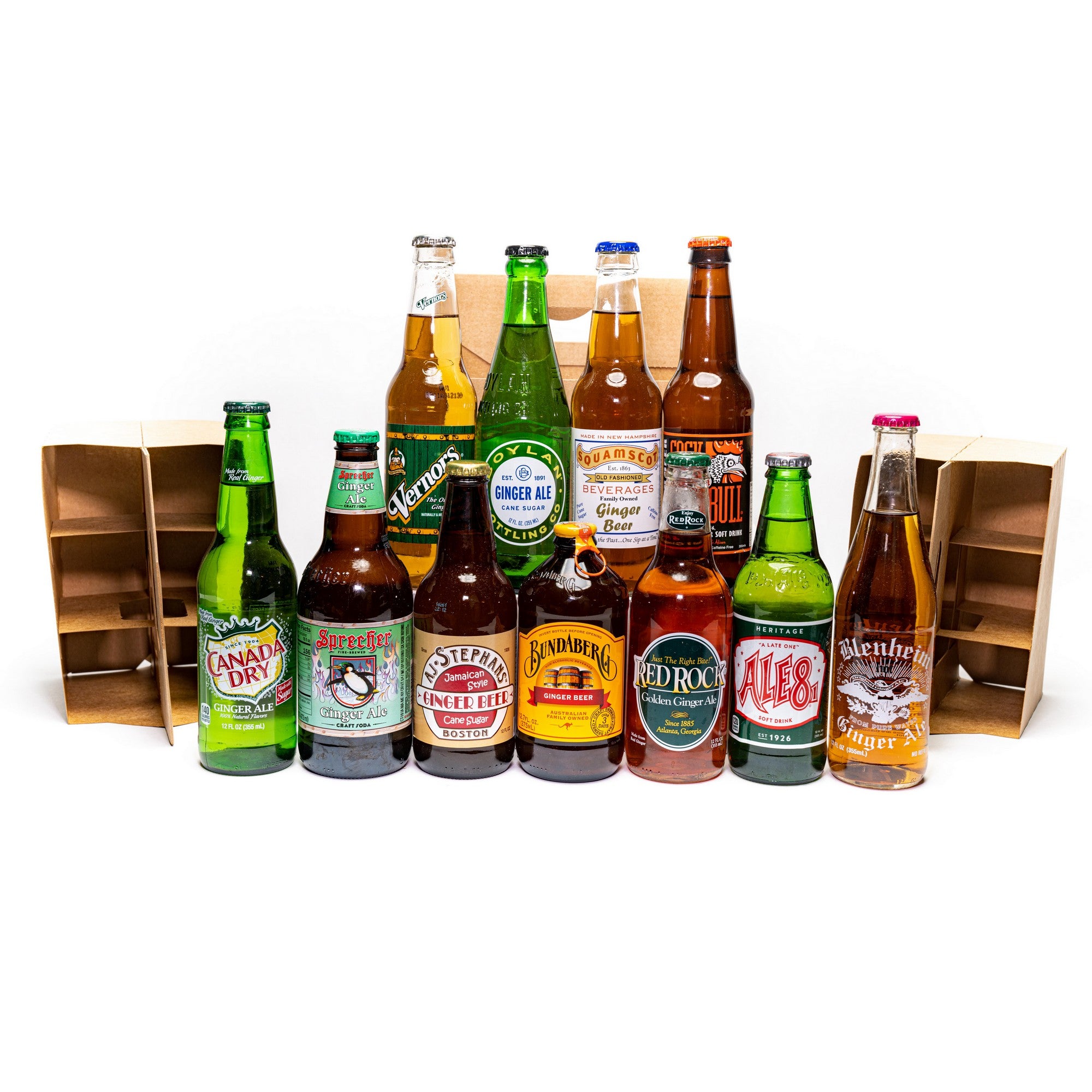 Ginger Ale / Ginger Beer Sampler 6 Pack - Novelty Candy, Retro