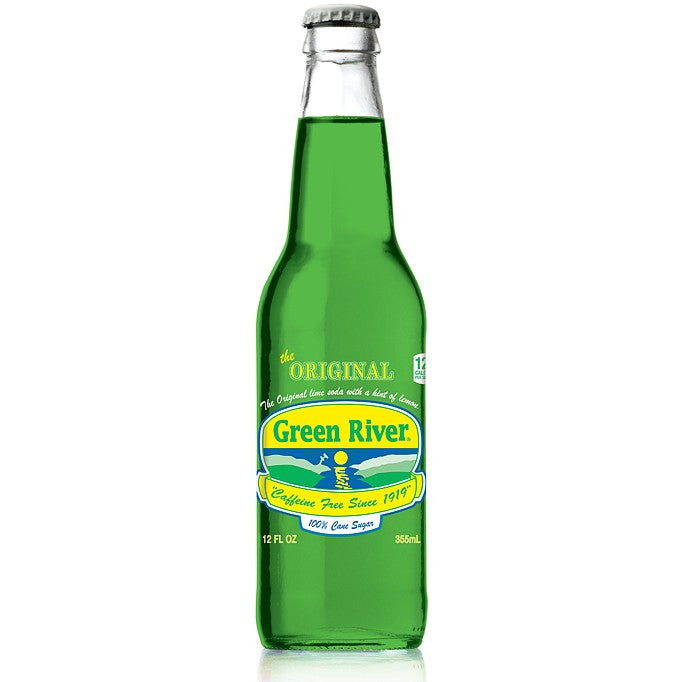 Green River glass bottle soda