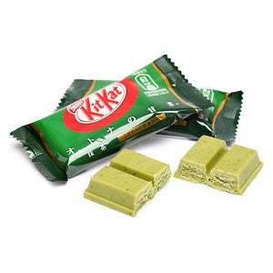 Green Tea flavored mini Kit Kat bars