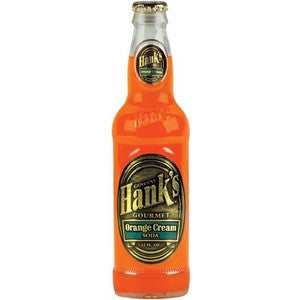 Hanks Orange Cream glass bottle soda