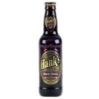 Hanks Black Cherry glass bottle soda