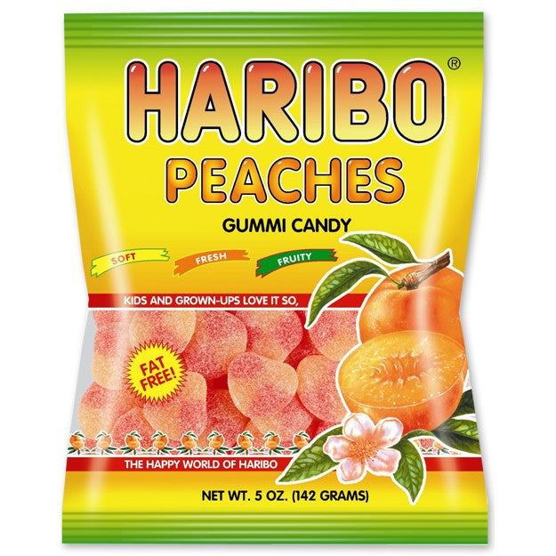 Haribo Peaches Gummy Candy