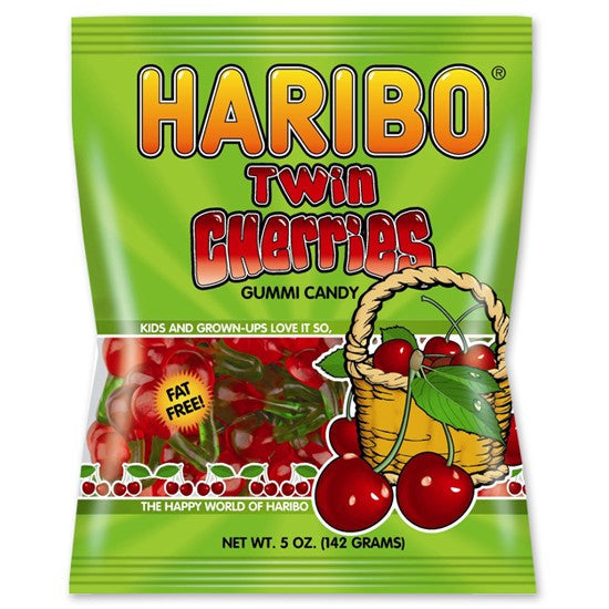 Haribo Twin Cherries Gummy Candy