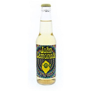 John Lemonade glass bottle soda