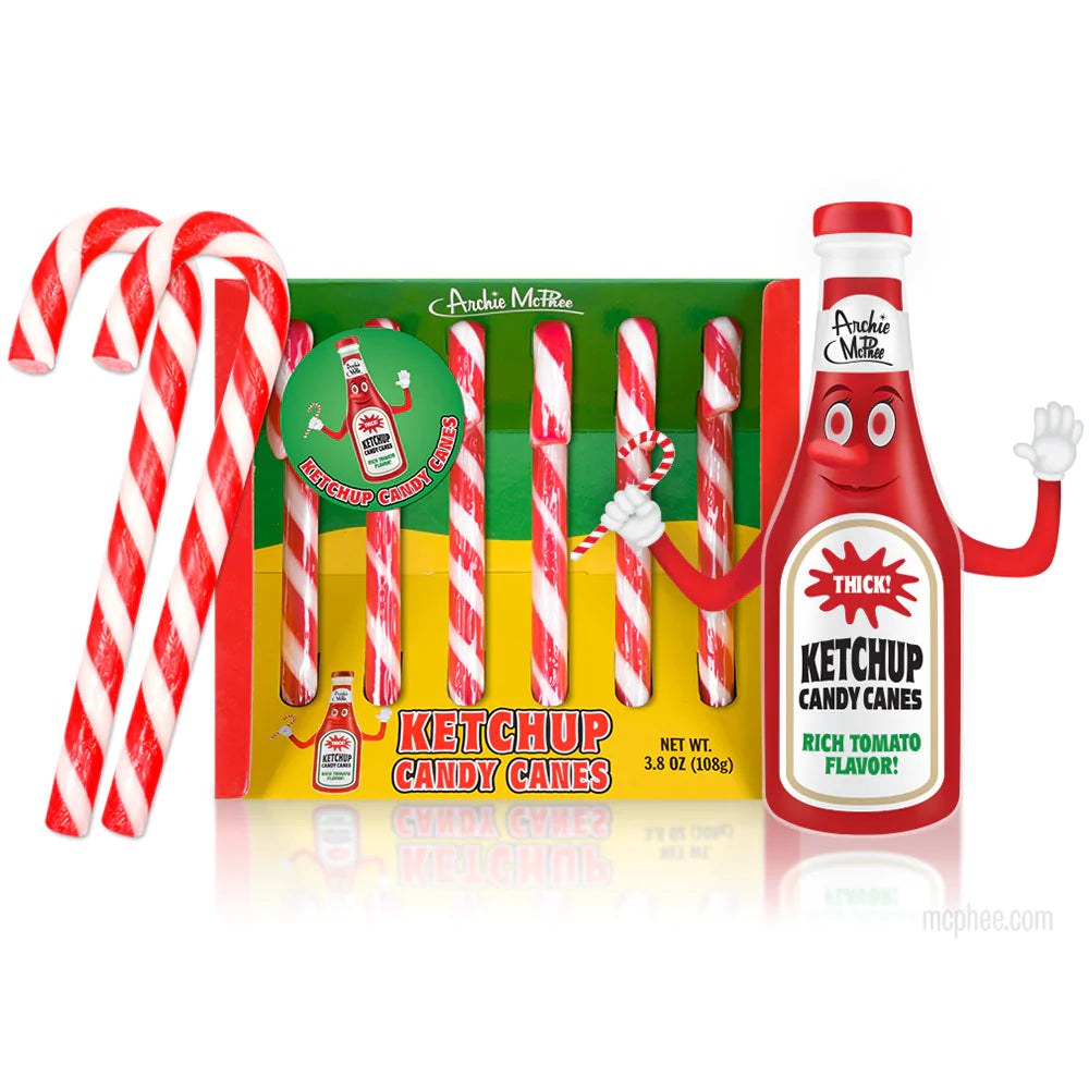 Ketchup Flavored Candy Canes