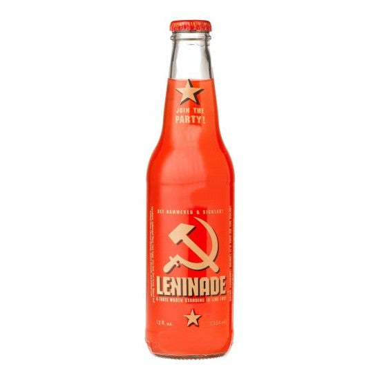 Leninade Soviet Style Soda Glass Bottle
