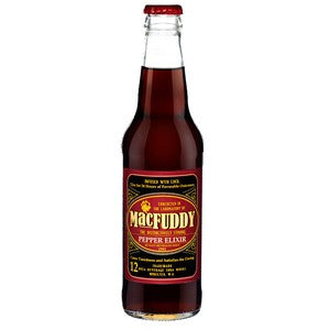 MacFuddy Pepper Elixir glass soda bottle