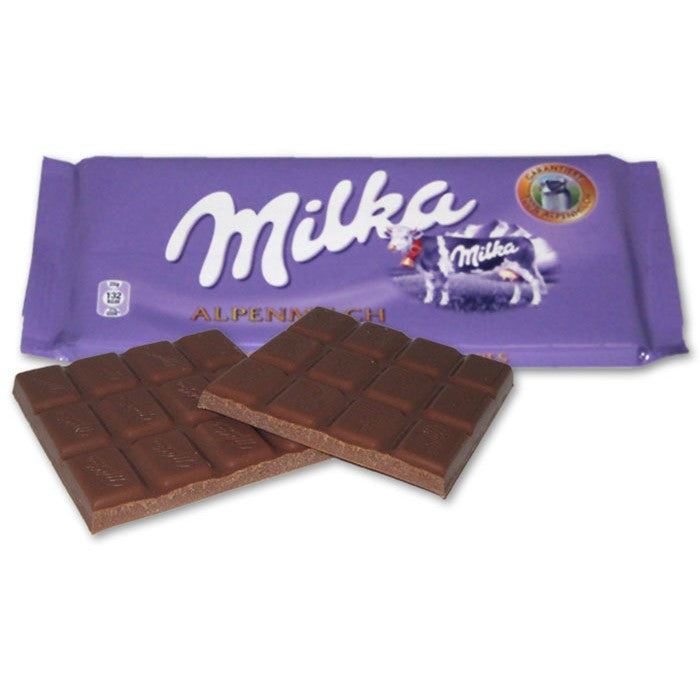 Milka Alpenmilche chocolate bar