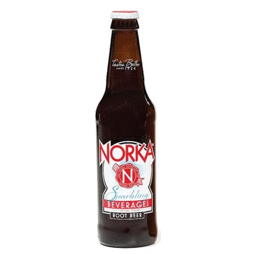 Norka Sparkling glass bottle root beer