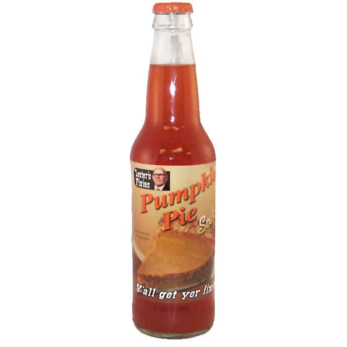 Pumpkin Pie Soda Glass Bottle