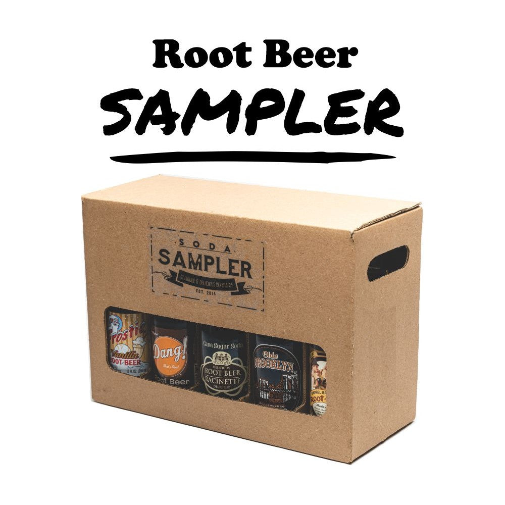 Root Beer Soda Pop Sarsaparilla Sampler Gift Box