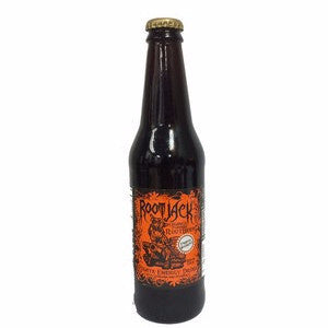 Root Jack Orange Energy Root Beer glass bottle soda
